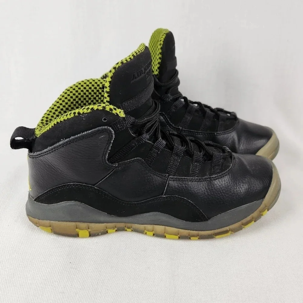 Nike Air Jordan Retro 10 Venom Green Black
